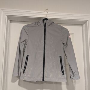 Hunter Gray Hooded Raincoat